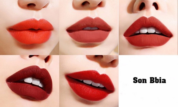 review son bbia last lipstick 3 series (son bbia vỏ đỏ, vỏ nâu và son bia vỏ xanh)